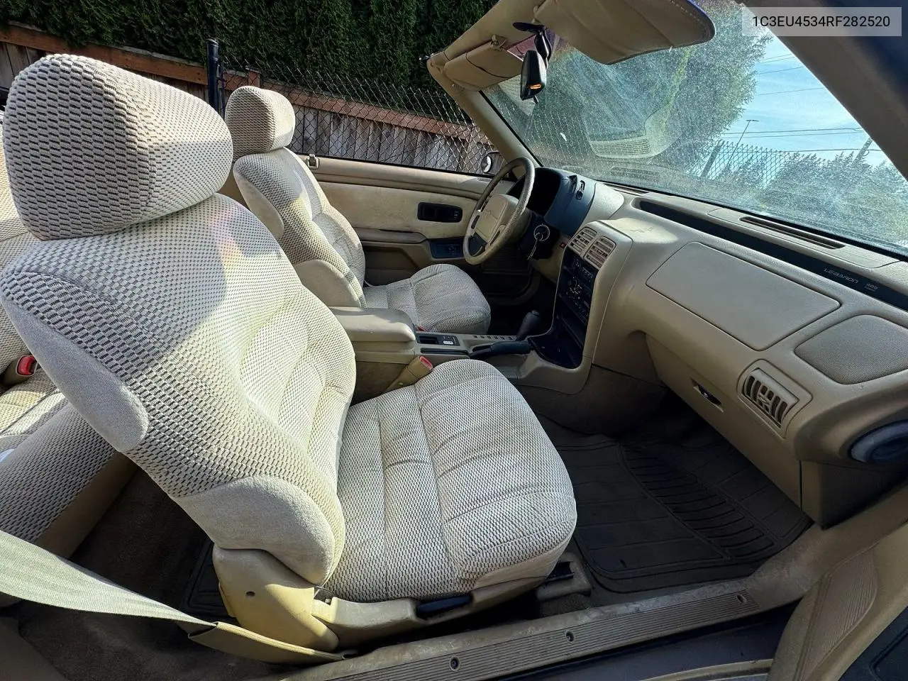 1994 Chrysler Lebaron Base VIN: 1C3EU4534RF282520 Lot: 52462606