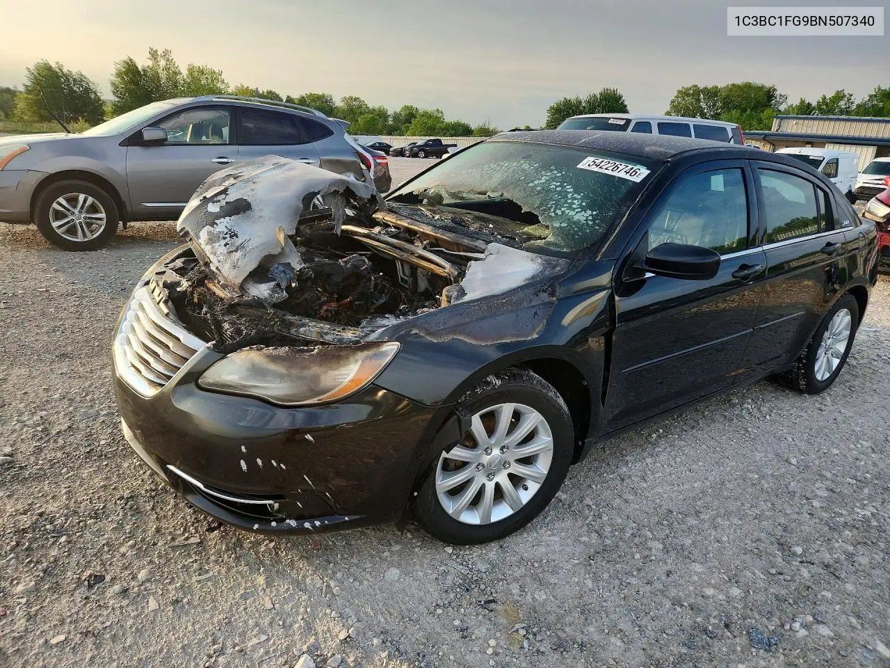 2011 Chrysler 200 Touring VIN: 1C3BC1FG9BN507340 Lot: 54226746