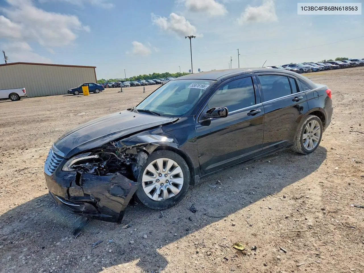 2011 Chrysler 200 Lx VIN: 1C3BC4FB6BN618563 Lot: 55876166