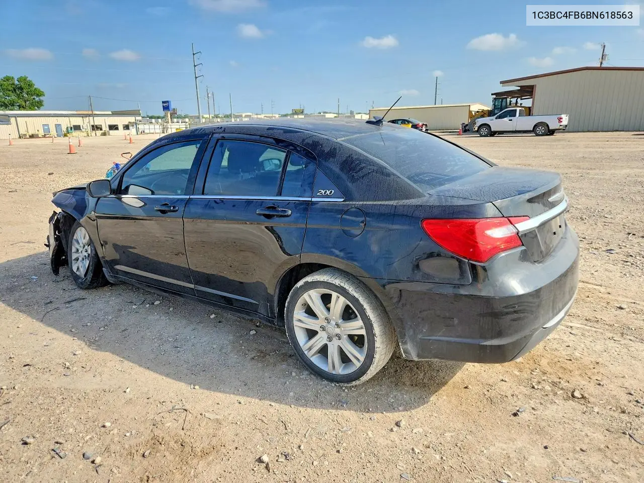 2011 Chrysler 200 Lx VIN: 1C3BC4FB6BN618563 Lot: 55876166