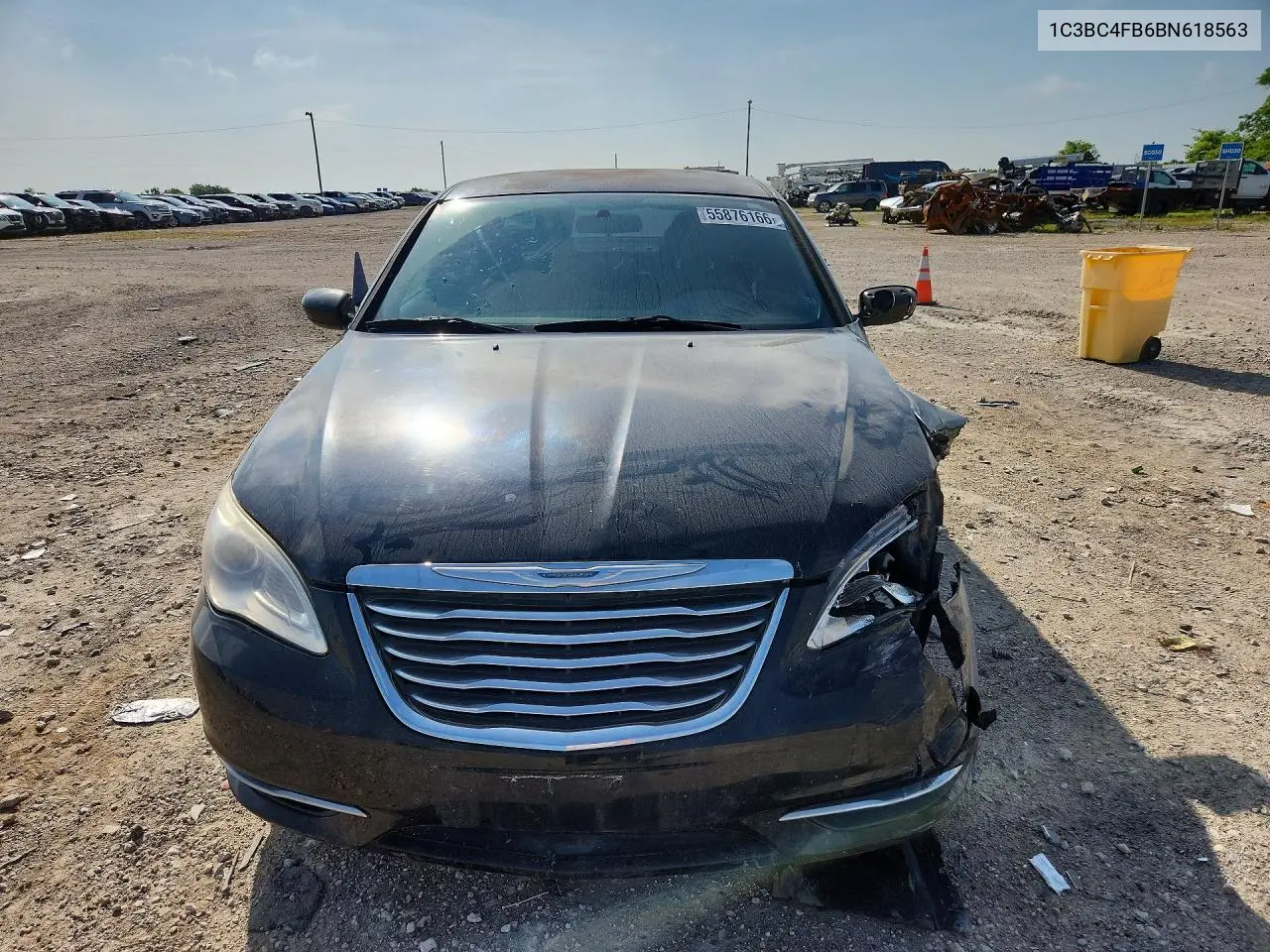 2011 Chrysler 200 Lx VIN: 1C3BC4FB6BN618563 Lot: 55876166