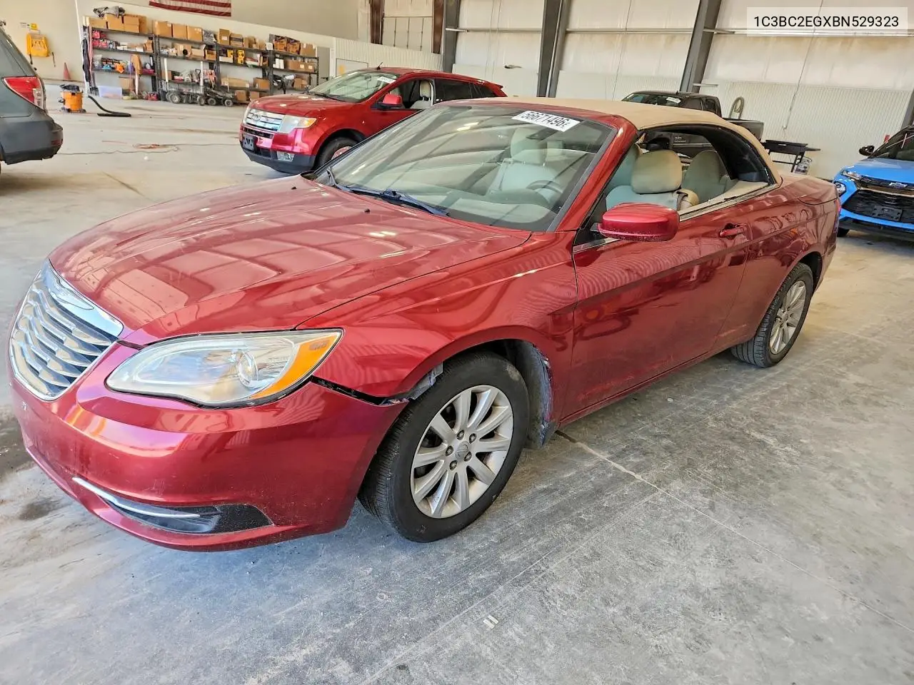 2011 Chrysler 200 Touring VIN: 1C3BC2EGXBN529323 Lot: 56671496