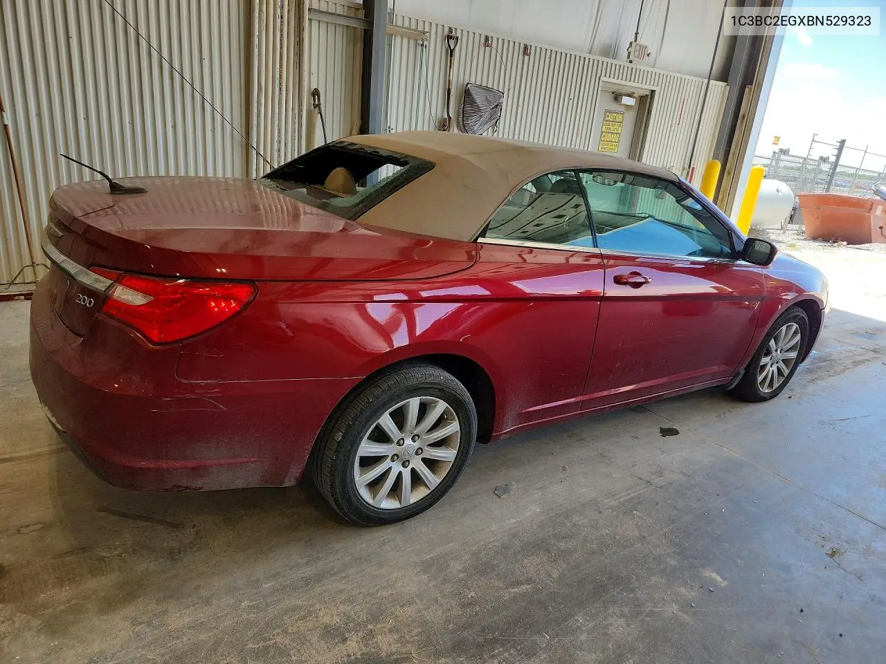 2011 Chrysler 200 Touring VIN: 1C3BC2EGXBN529323 Lot: 56671496
