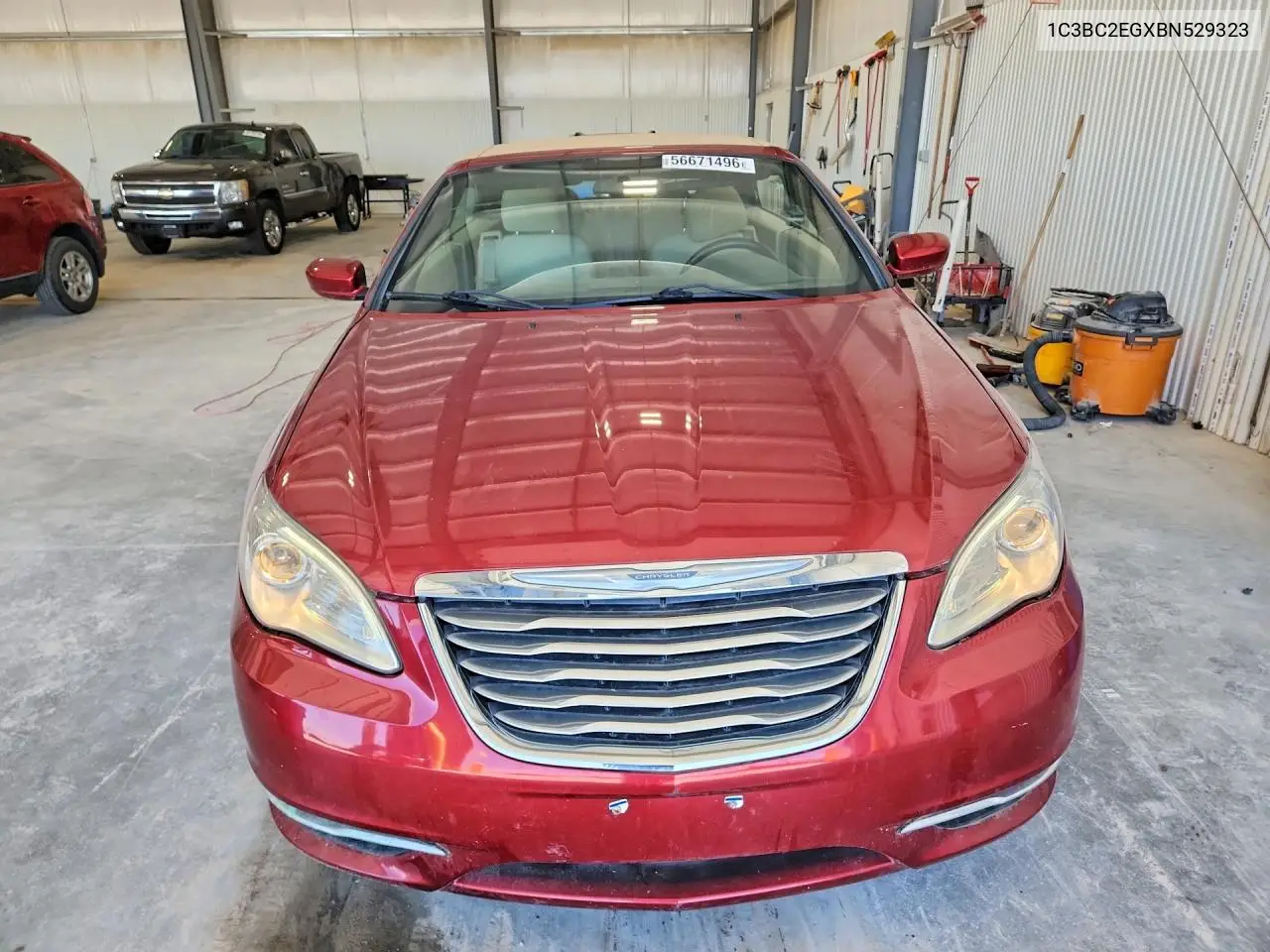 2011 Chrysler 200 Touring VIN: 1C3BC2EGXBN529323 Lot: 56671496