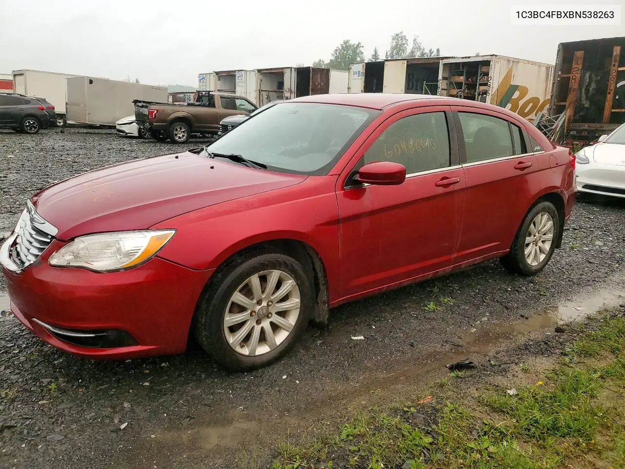 2011 Chrysler 200 Lx VIN: 1C3BC4FBXBN538263 Lot: 60486016