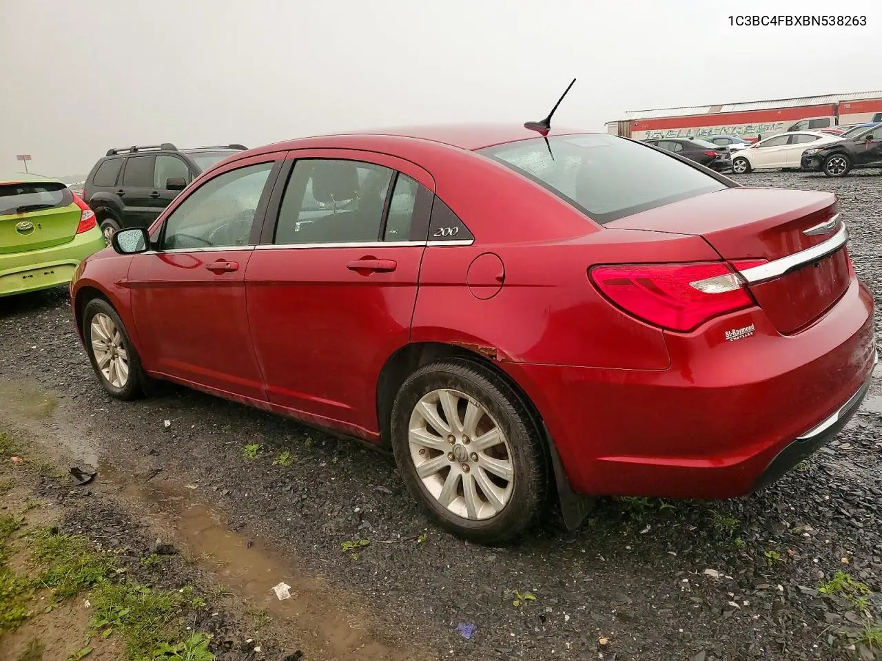 2011 Chrysler 200 Lx VIN: 1C3BC4FBXBN538263 Lot: 60486016