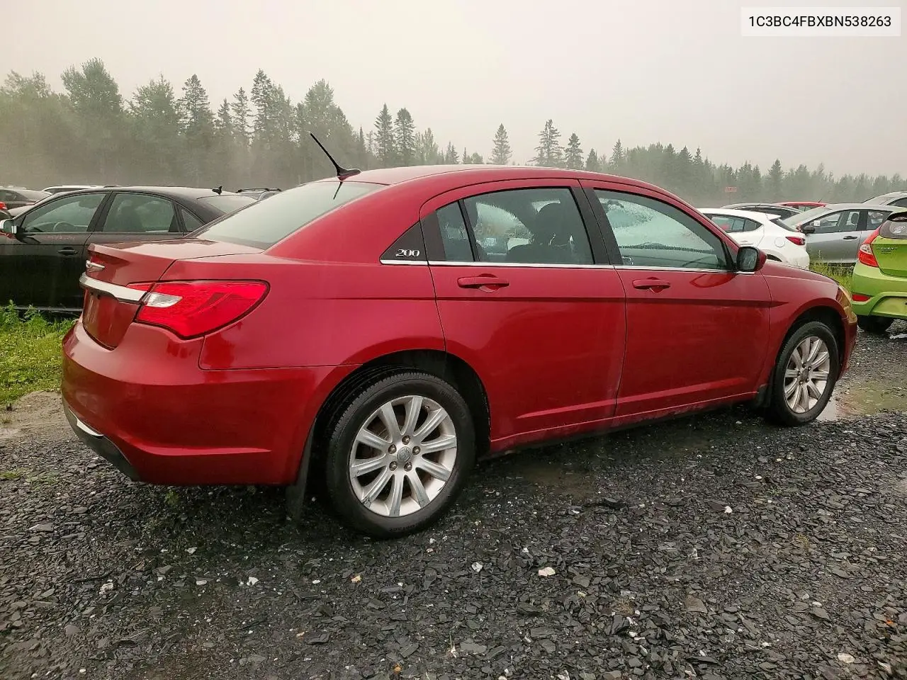 2011 Chrysler 200 Lx VIN: 1C3BC4FBXBN538263 Lot: 60486016