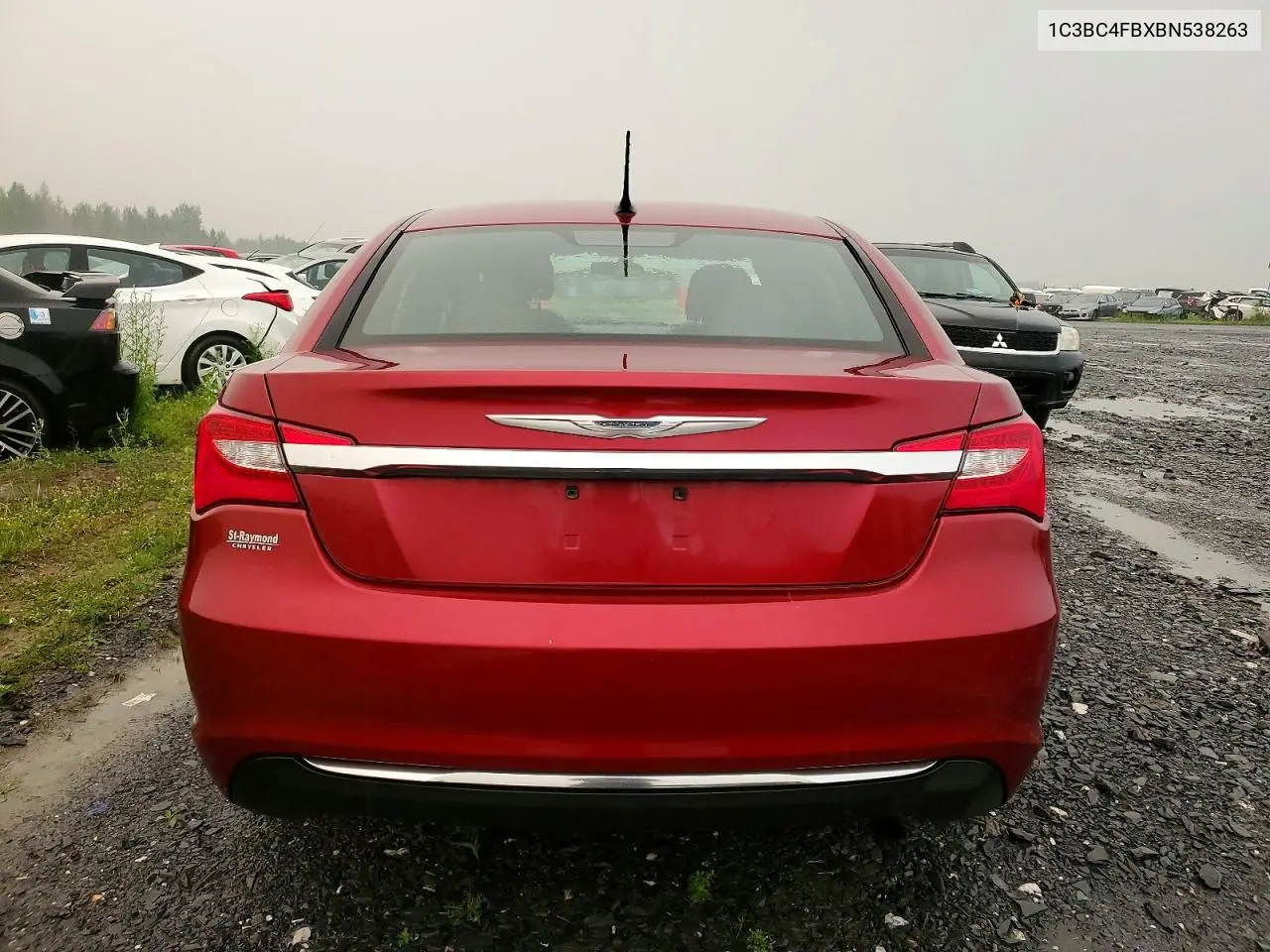 2011 Chrysler 200 Lx VIN: 1C3BC4FBXBN538263 Lot: 60486016