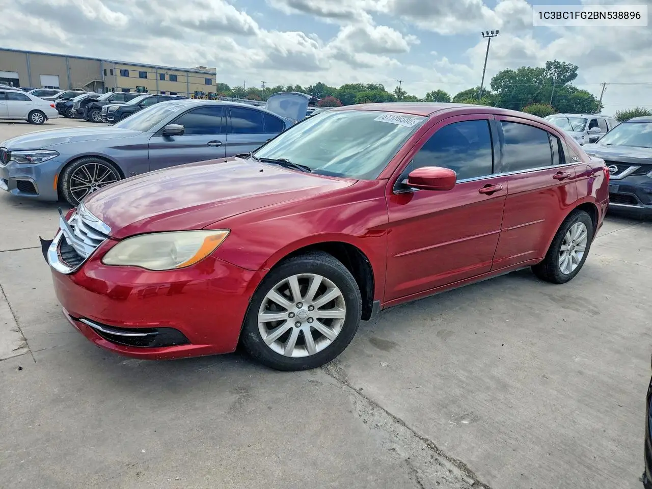 2011 Chrysler 200 Touring VIN: 1C3BC1FG2BN538896 Lot: 61186586