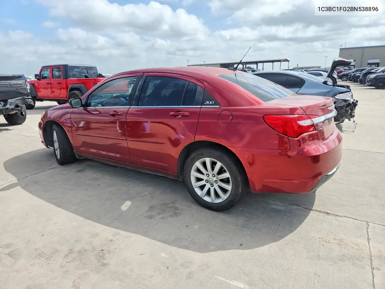 2011 Chrysler 200 Touring VIN: 1C3BC1FG2BN538896 Lot: 61186586