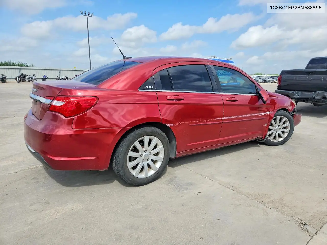2011 Chrysler 200 Touring VIN: 1C3BC1FG2BN538896 Lot: 61186586