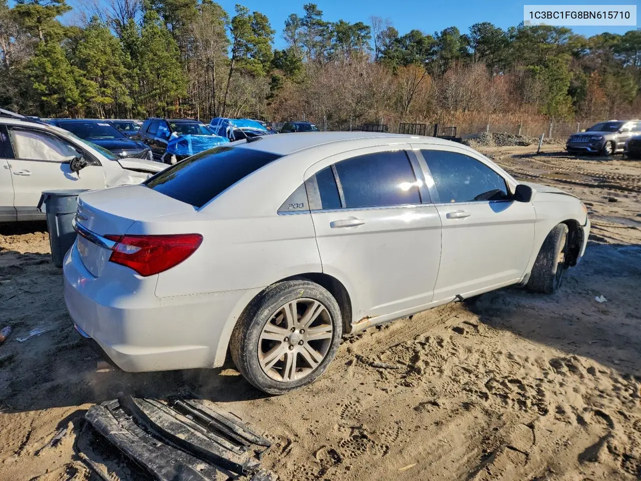 1C3BC1FG8BN615710 2011 Chrysler 200 Touring