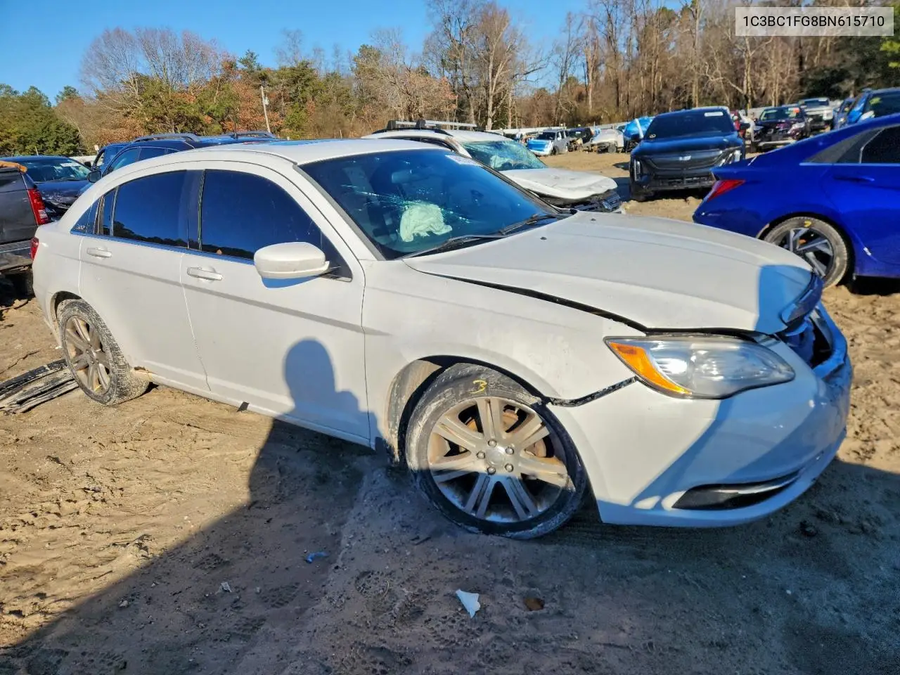 1C3BC1FG8BN615710 2011 Chrysler 200 Touring