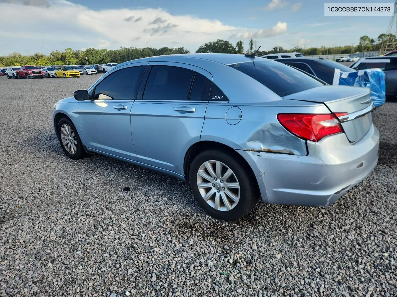 2012 Chrysler 200 Touring VIN: 1C3CCBBB7CN144378 Lot: 56966706