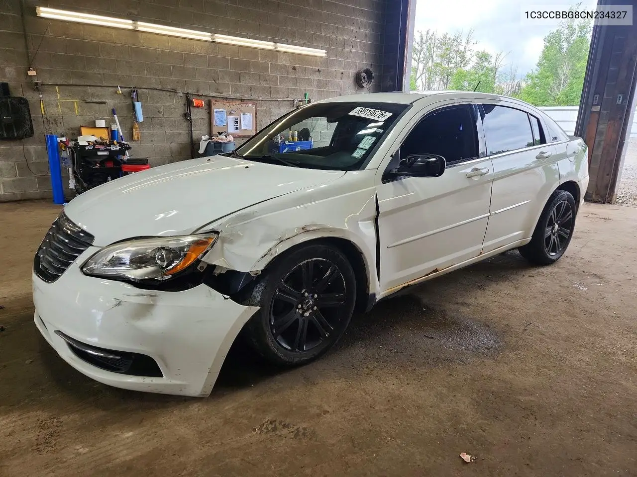 2012 Chrysler 200 Touring VIN: 1C3CCBBG8CN234327 Lot: 59919676