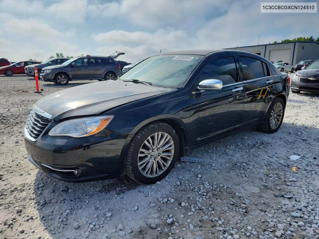 2012 Chrysler 200 Limited VIN: 1C3CCBCGXCN124510 Lot: 60350506
