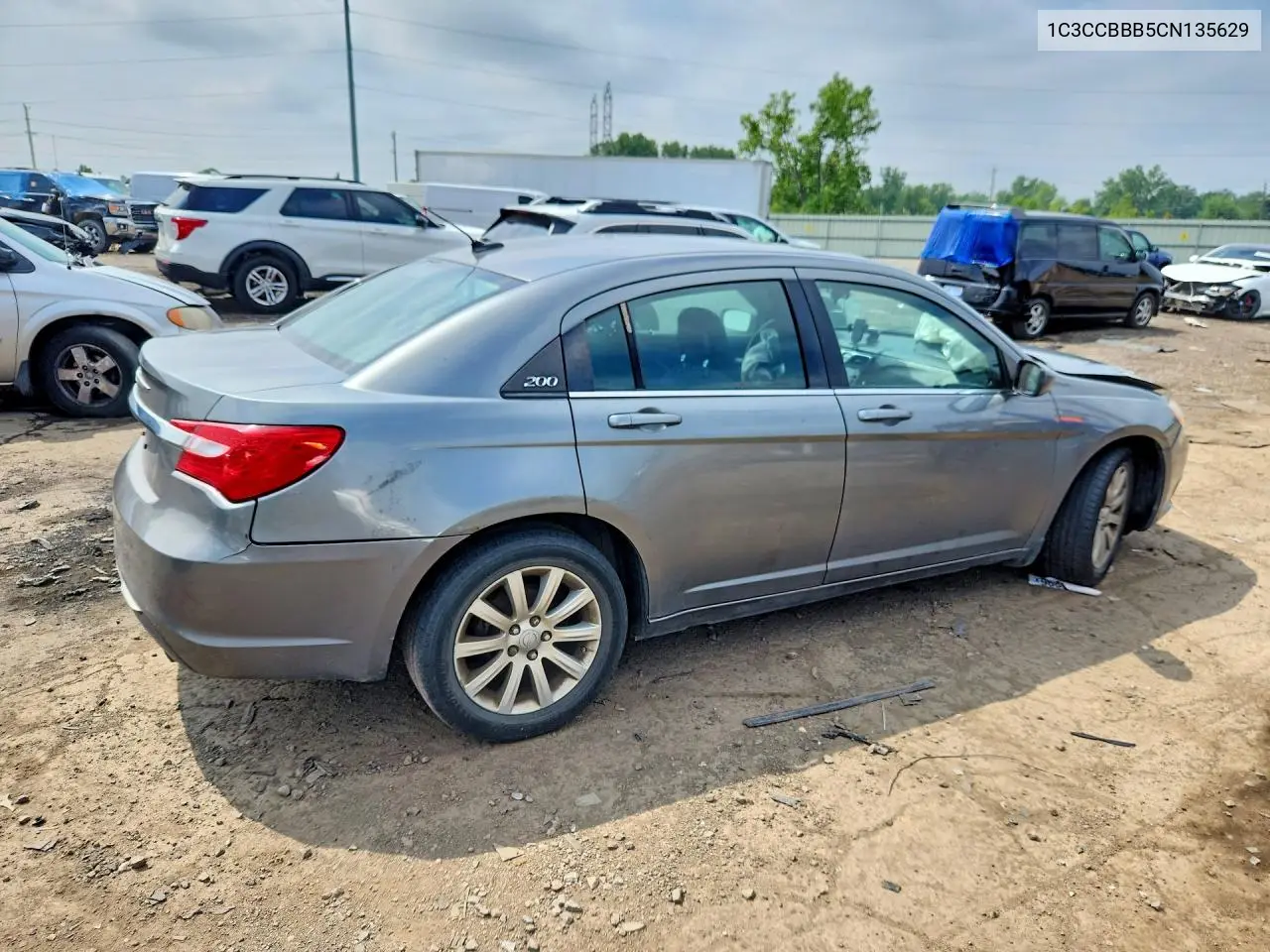 2012 Chrysler 200 Touring VIN: 1C3CCBBB5CN135629 Lot: 60422496
