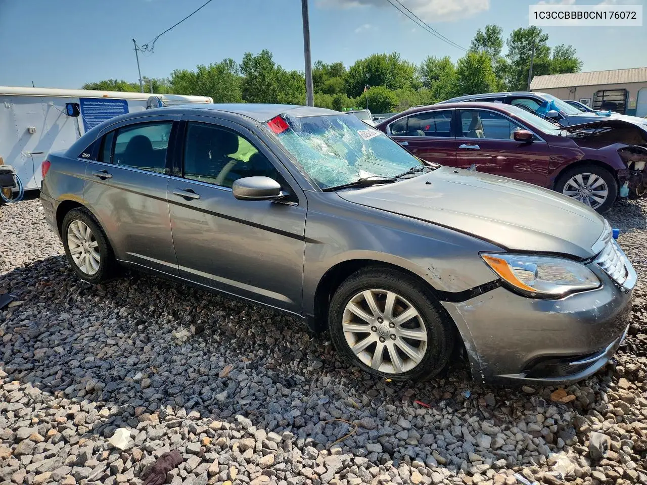 2012 Chrysler 200 Touring VIN: 1C3CCBBB0CN176072 Lot: 60525206