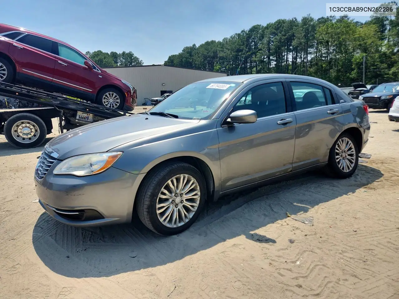 2012 Chrysler 200 Lx VIN: 1C3CCBAB9CN262286 Lot: 60794086
