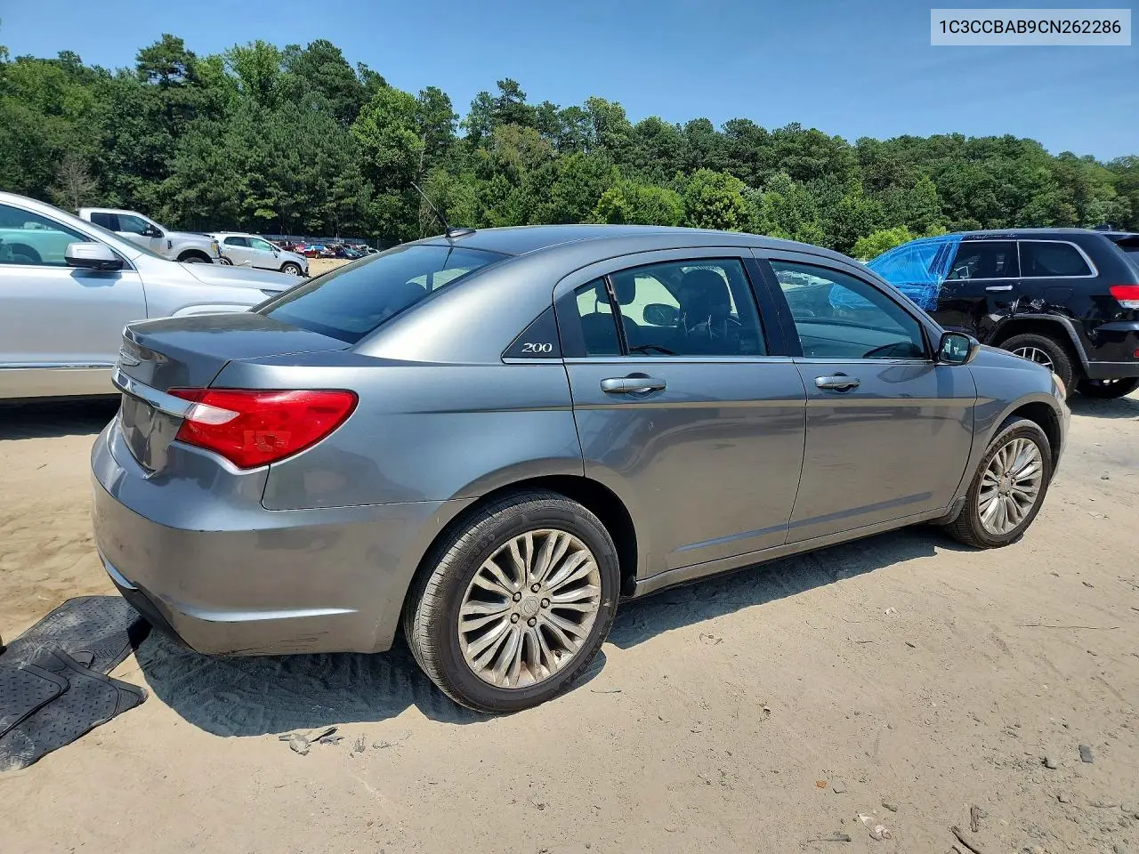 2012 Chrysler 200 Lx VIN: 1C3CCBAB9CN262286 Lot: 60794086