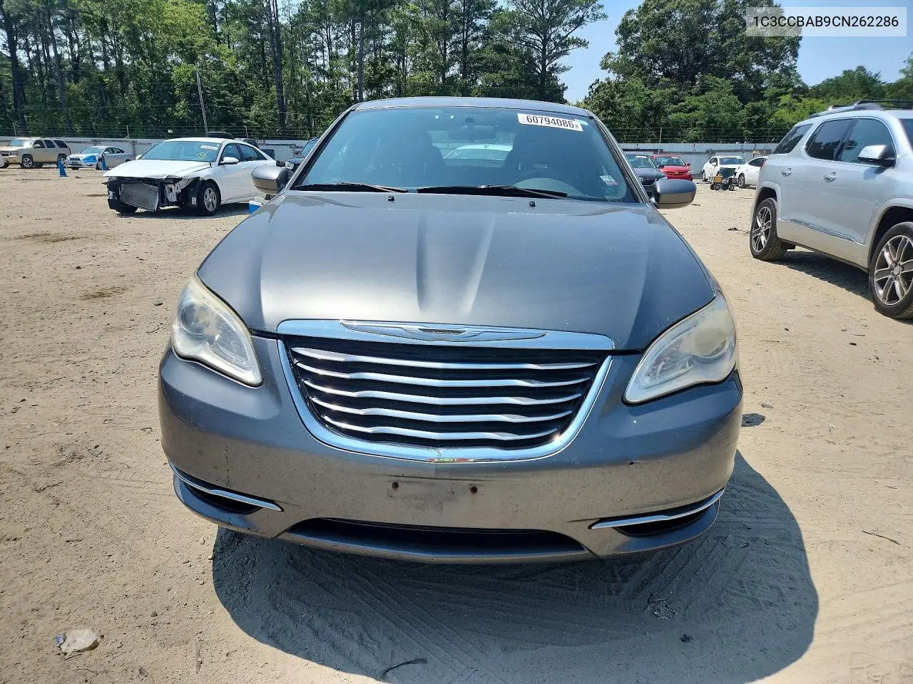 2012 Chrysler 200 Lx VIN: 1C3CCBAB9CN262286 Lot: 60794086