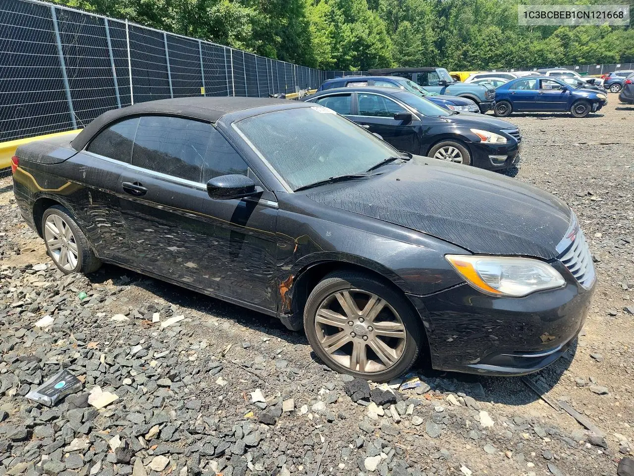 2012 Chrysler 200 Touring VIN: 1C3BCBEB1CN121668 Lot: 61036556