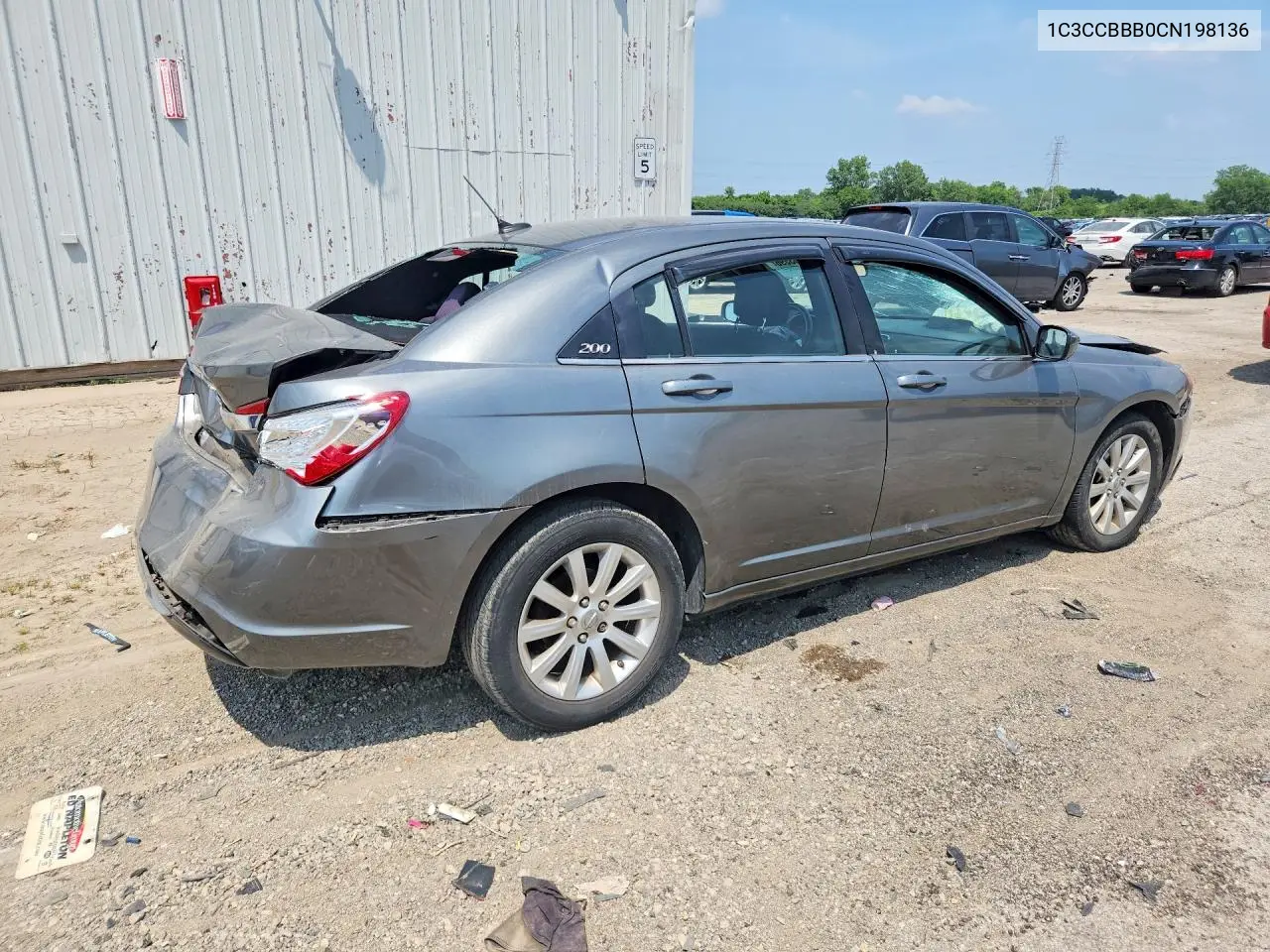 2012 Chrysler 200 Touring VIN: 1C3CCBBB0CN198136 Lot: 61153396