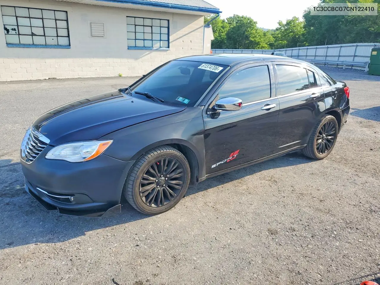 2012 Chrysler 200 Limited VIN: 1C3CCBCG7CN122410 Lot: 61374706