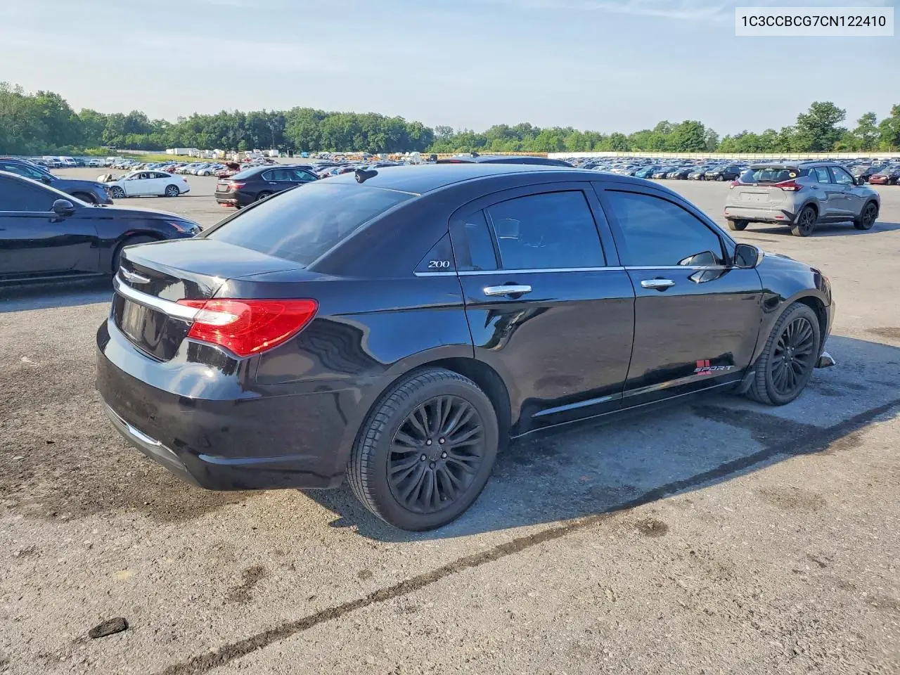 2012 Chrysler 200 Limited VIN: 1C3CCBCG7CN122410 Lot: 61374706