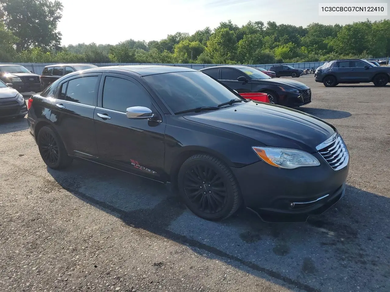 2012 Chrysler 200 Limited VIN: 1C3CCBCG7CN122410 Lot: 61374706
