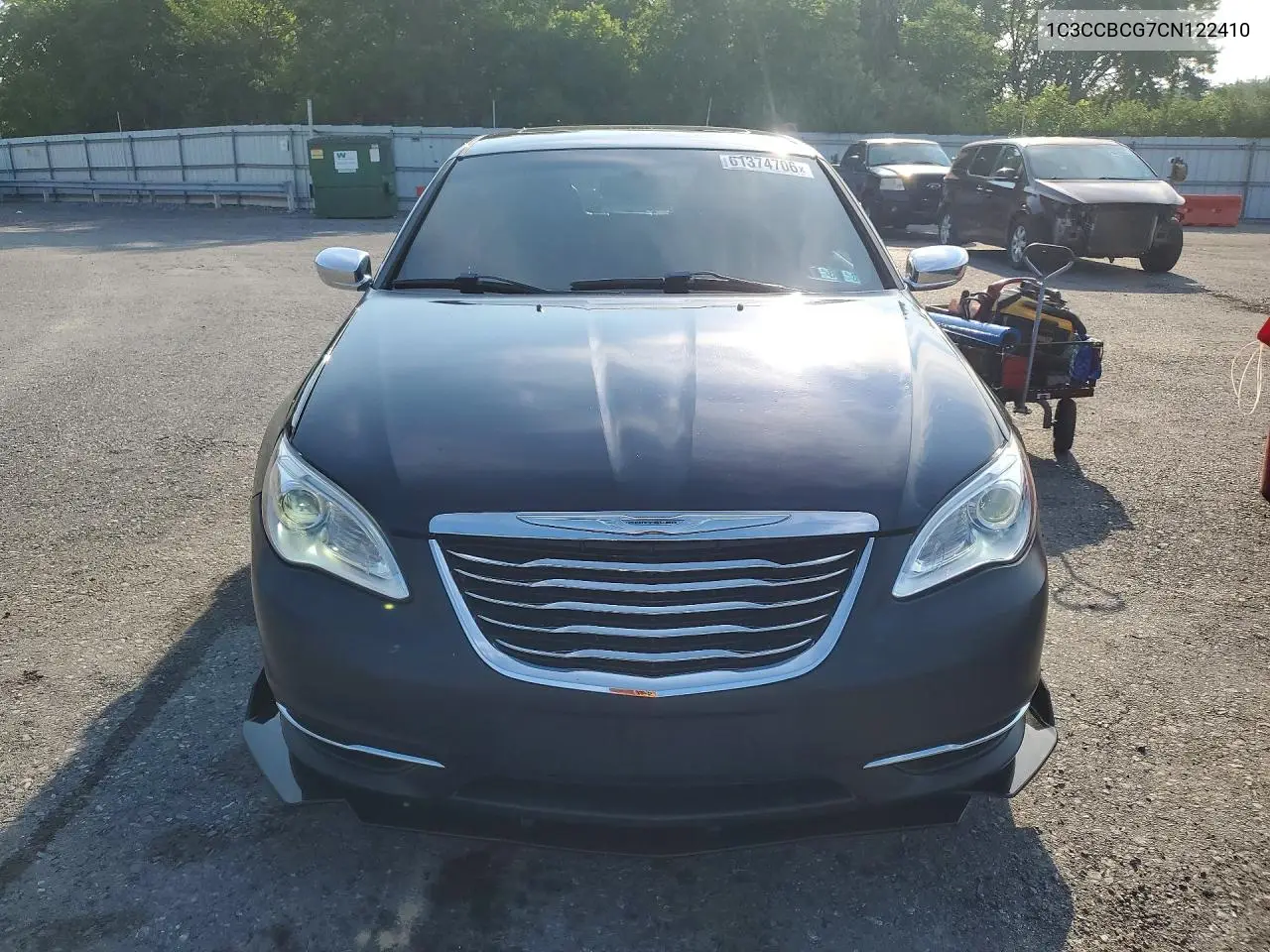2012 Chrysler 200 Limited VIN: 1C3CCBCG7CN122410 Lot: 61374706