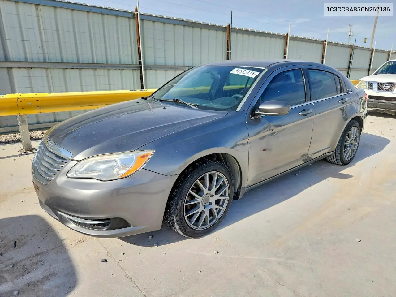2012 Chrysler 200 Lx VIN: 1C3CCBAB5CN262186 Lot: 61573416