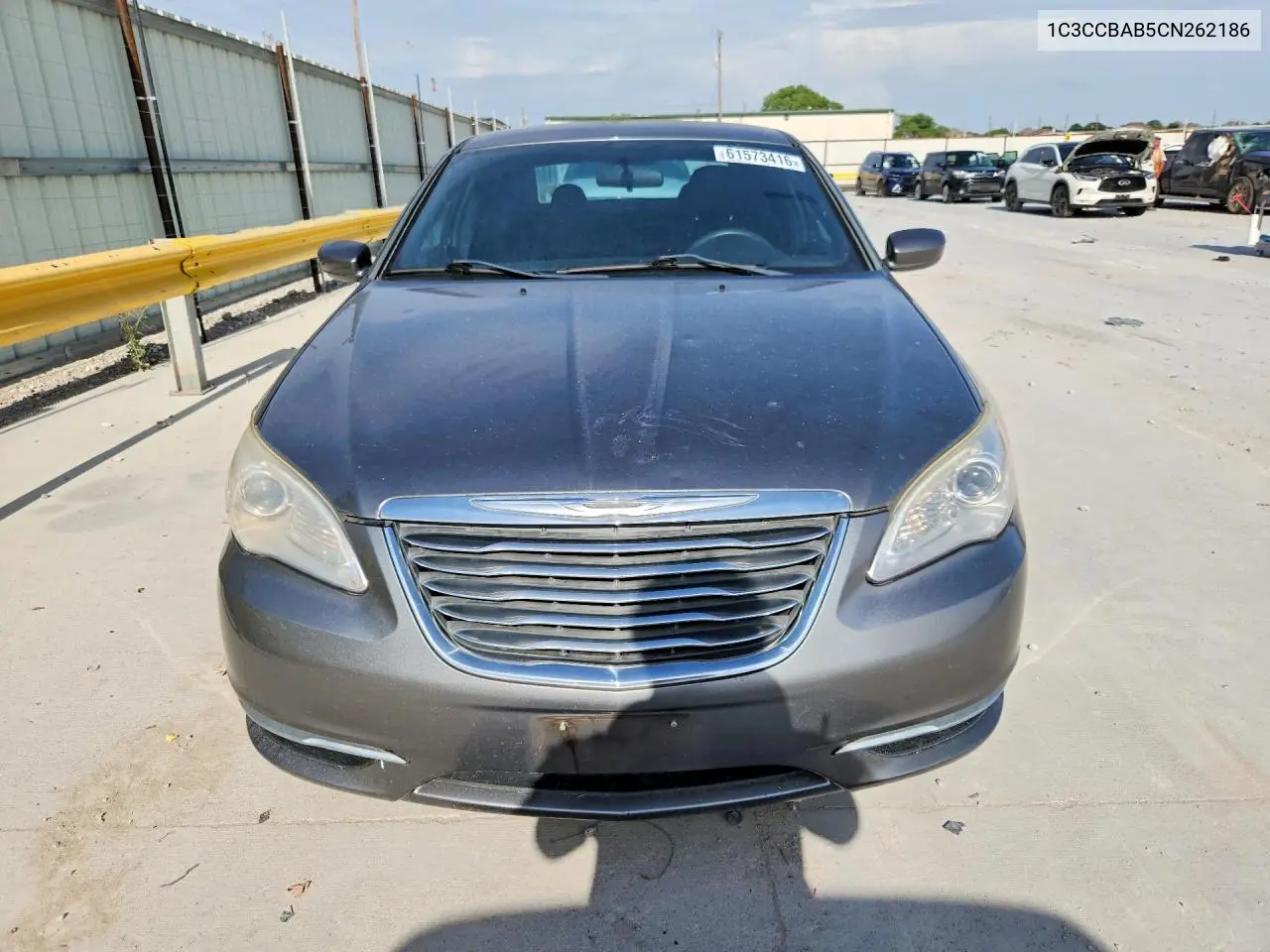 2012 Chrysler 200 Lx VIN: 1C3CCBAB5CN262186 Lot: 61573416