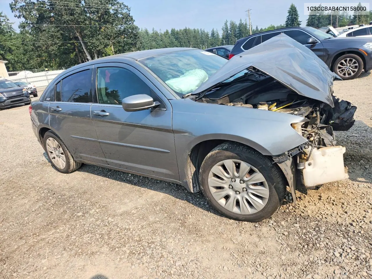 2012 Chrysler 200 Lx VIN: 1C3CCBAB4CN158000 Lot: 61781056