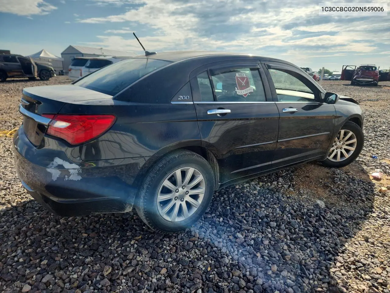2013 Chrysler 200 Limited VIN: 1C3CCBCG2DN559006 Lot: 60387746