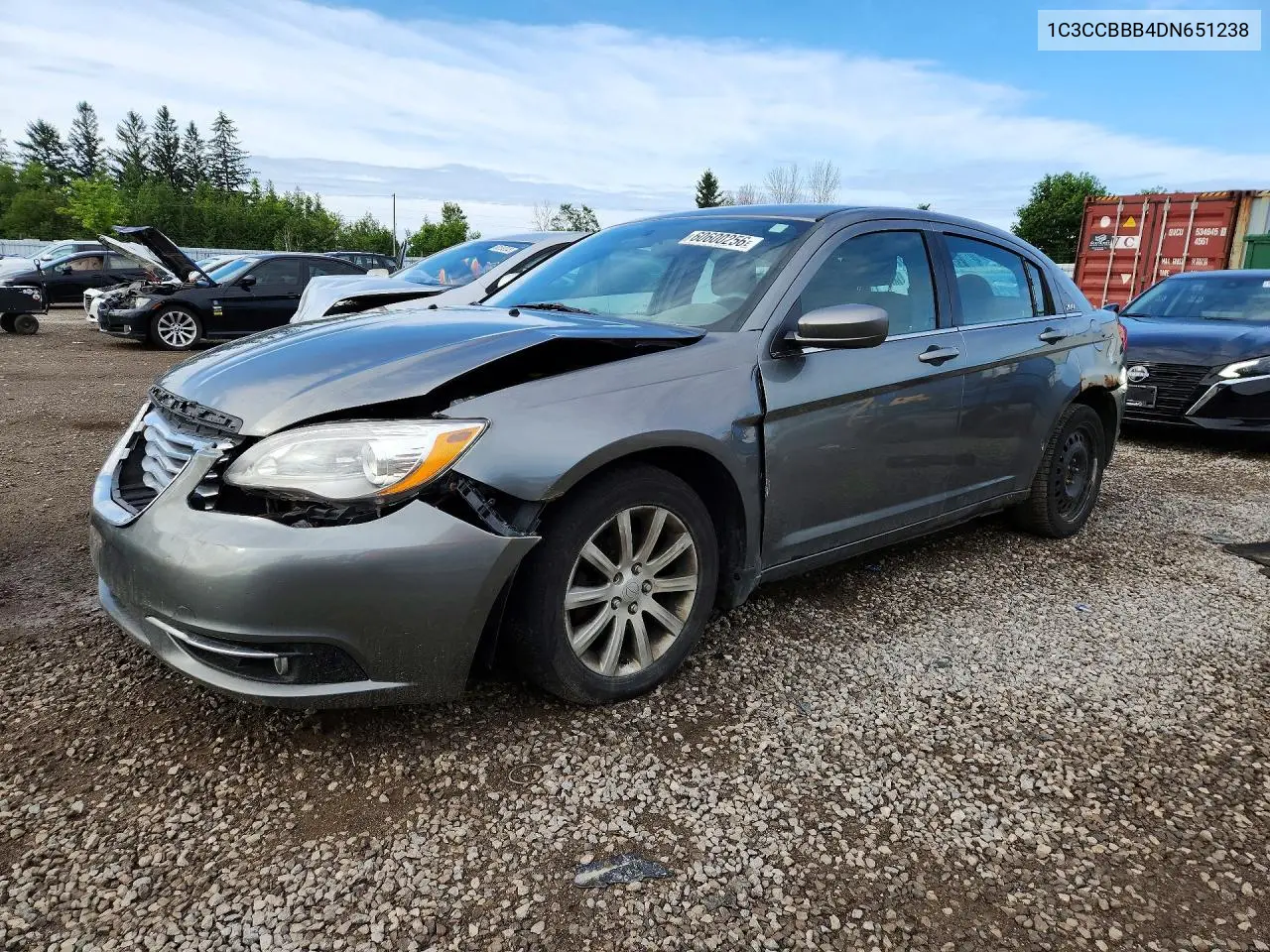 2013 Chrysler 200 Touring VIN: 1C3CCBBB4DN651238 Lot: 60600256