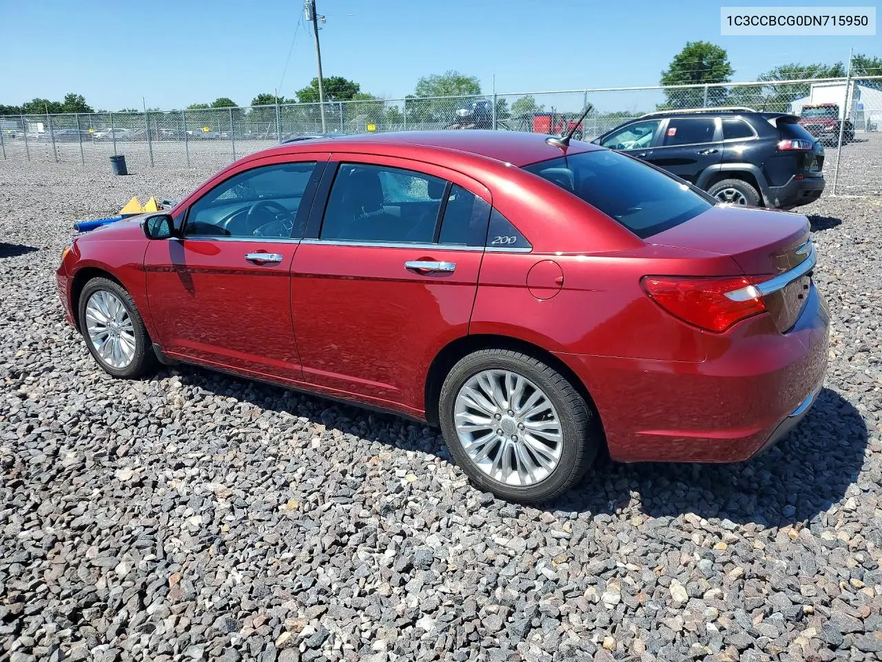 2013 Chrysler 200 Limited VIN: 1C3CCBCG0DN715950 Lot: 60670026