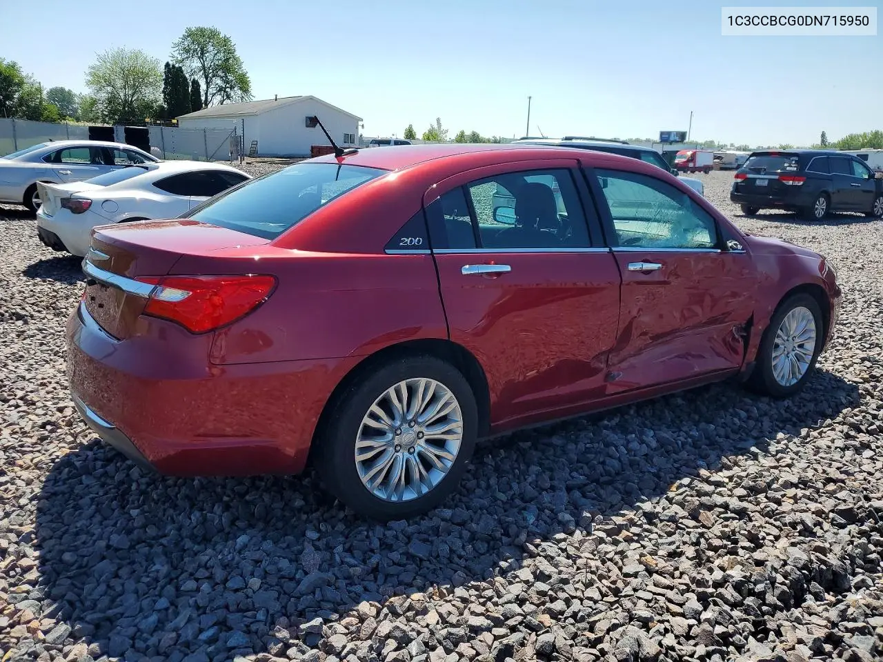 2013 Chrysler 200 Limited VIN: 1C3CCBCG0DN715950 Lot: 60670026