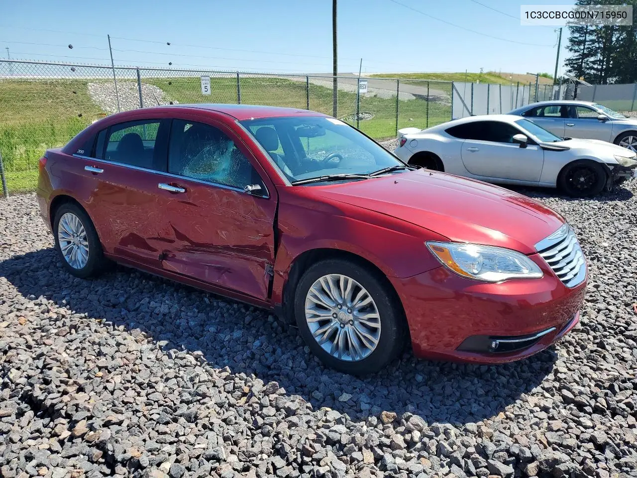 2013 Chrysler 200 Limited VIN: 1C3CCBCG0DN715950 Lot: 60670026