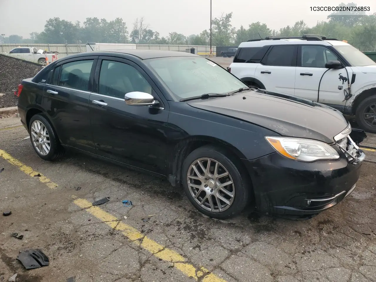 2013 Chrysler 200 Limited VIN: 1C3CCBCG2DN726853 Lot: 61392826