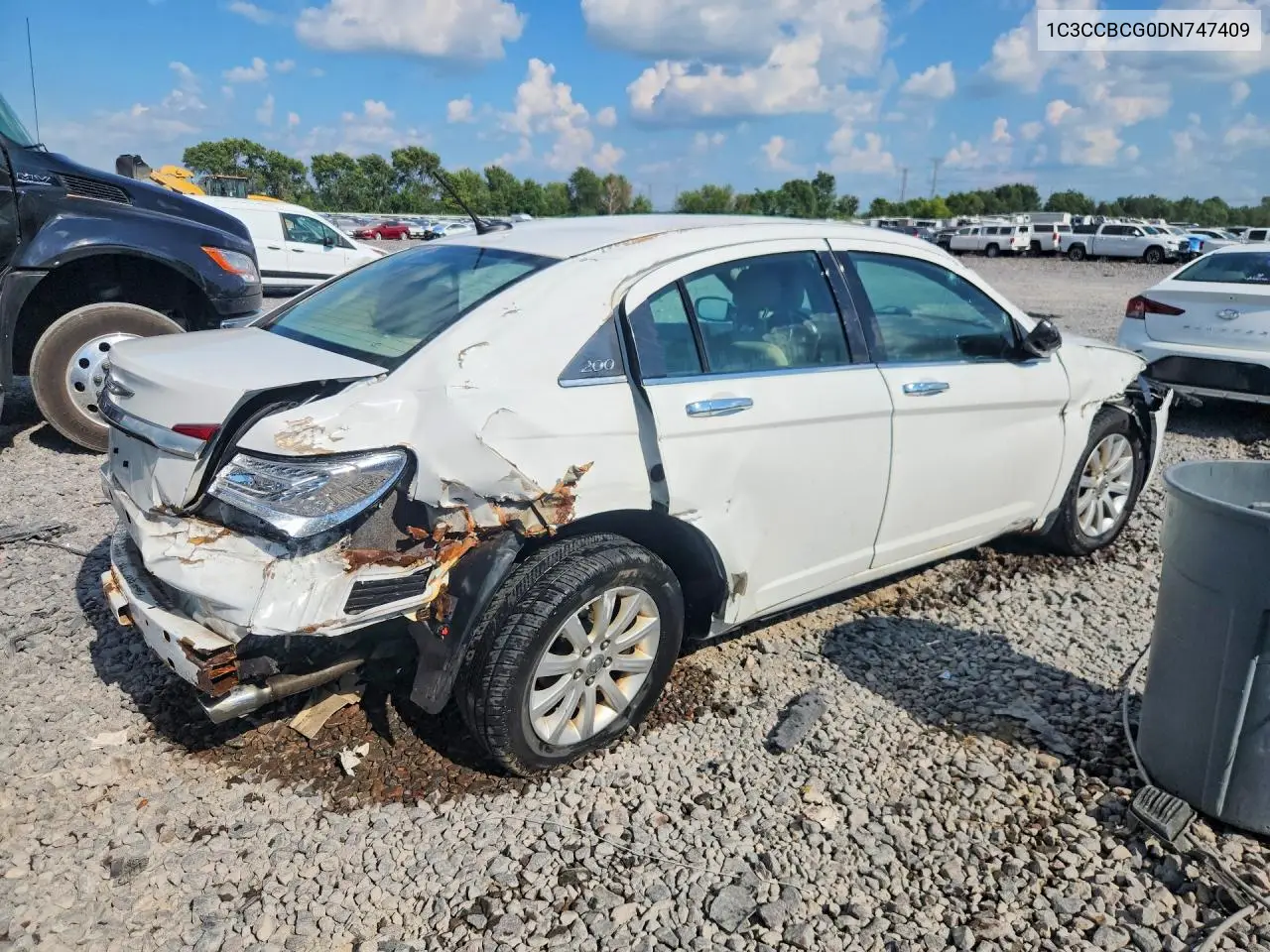 2013 Chrysler 200 Limited VIN: 1C3CCBCG0DN747409 Lot: 61492386
