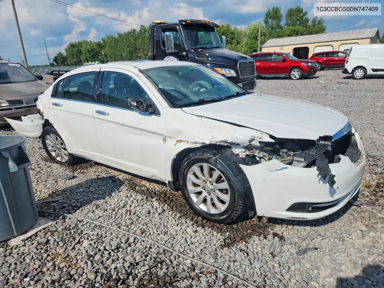 2013 Chrysler 200 Limited VIN: 1C3CCBCG0DN747409 Lot: 61492386