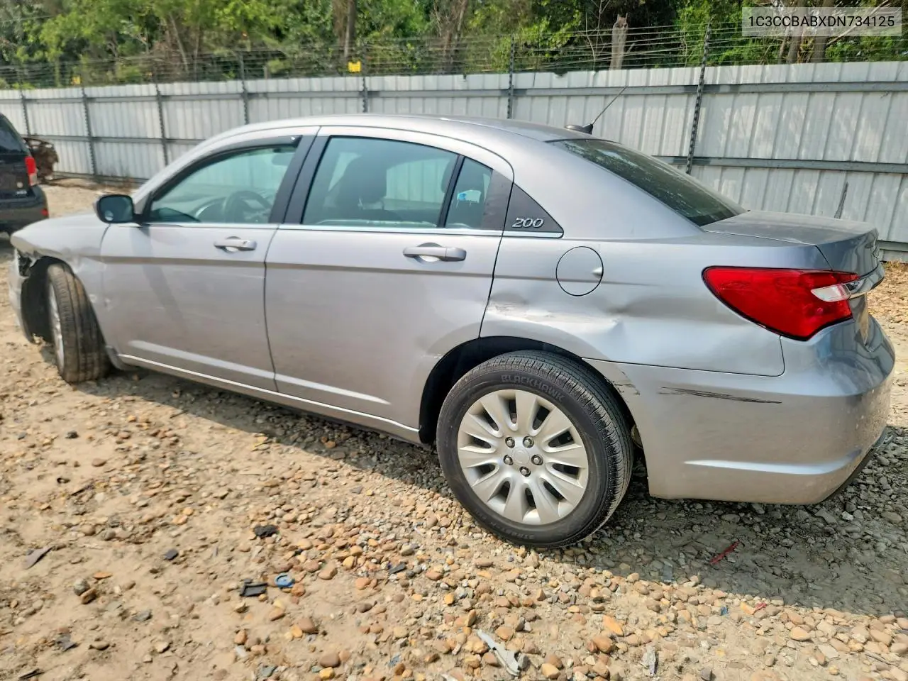 2013 Chrysler 200 Lx VIN: 1C3CCBABXDN734125 Lot: 61516916