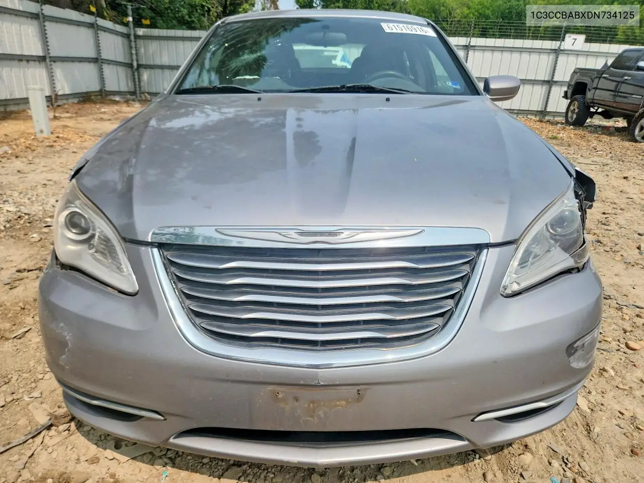 2013 Chrysler 200 Lx VIN: 1C3CCBABXDN734125 Lot: 61516916