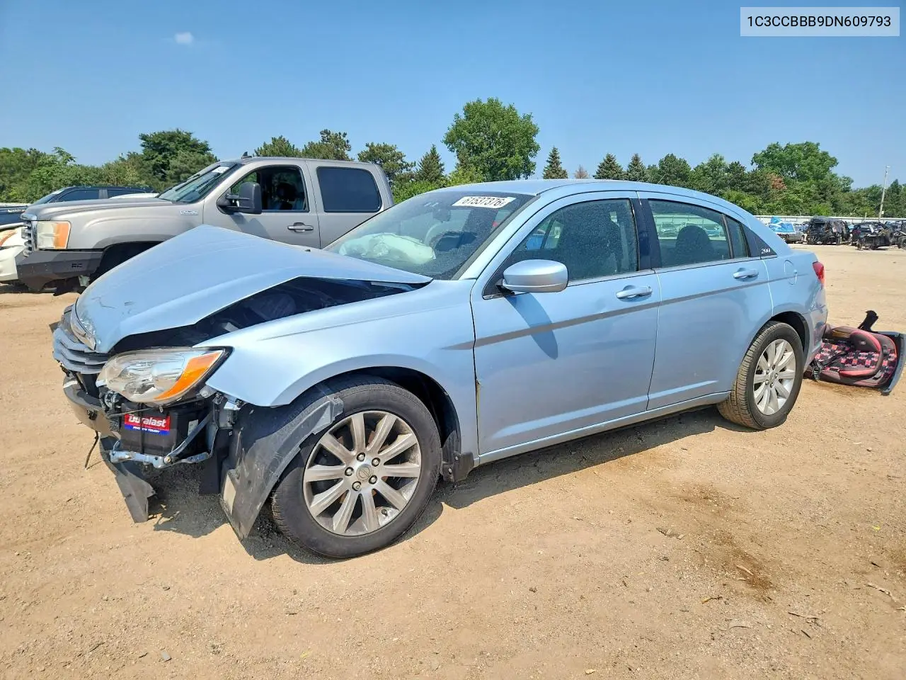 2013 Chrysler 200 Touring VIN: 1C3CCBBB9DN609793 Lot: 61537376