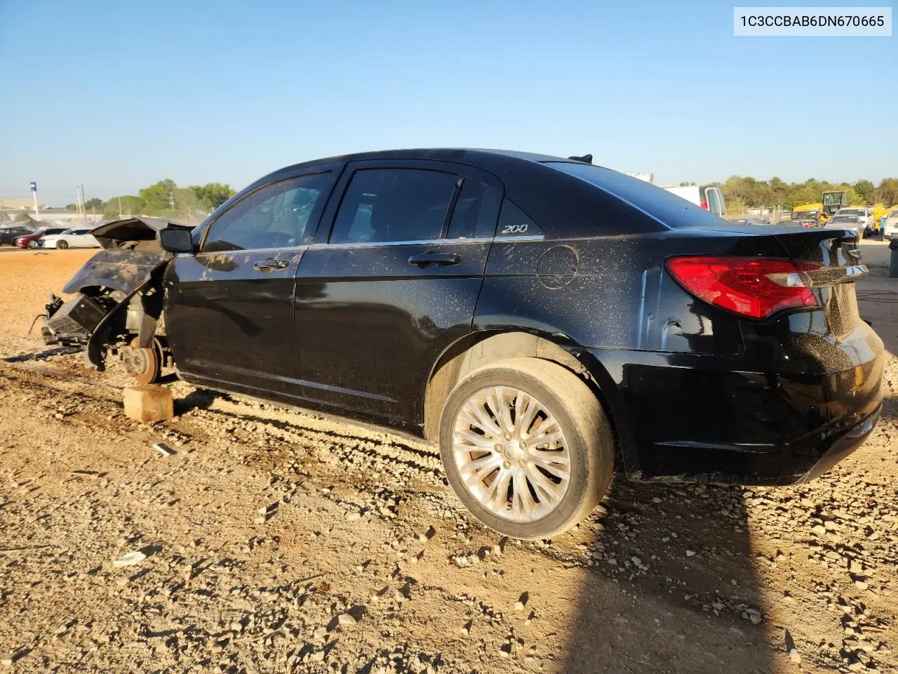 1C3CCBAB6DN670665 2013 Chrysler 200 Lx