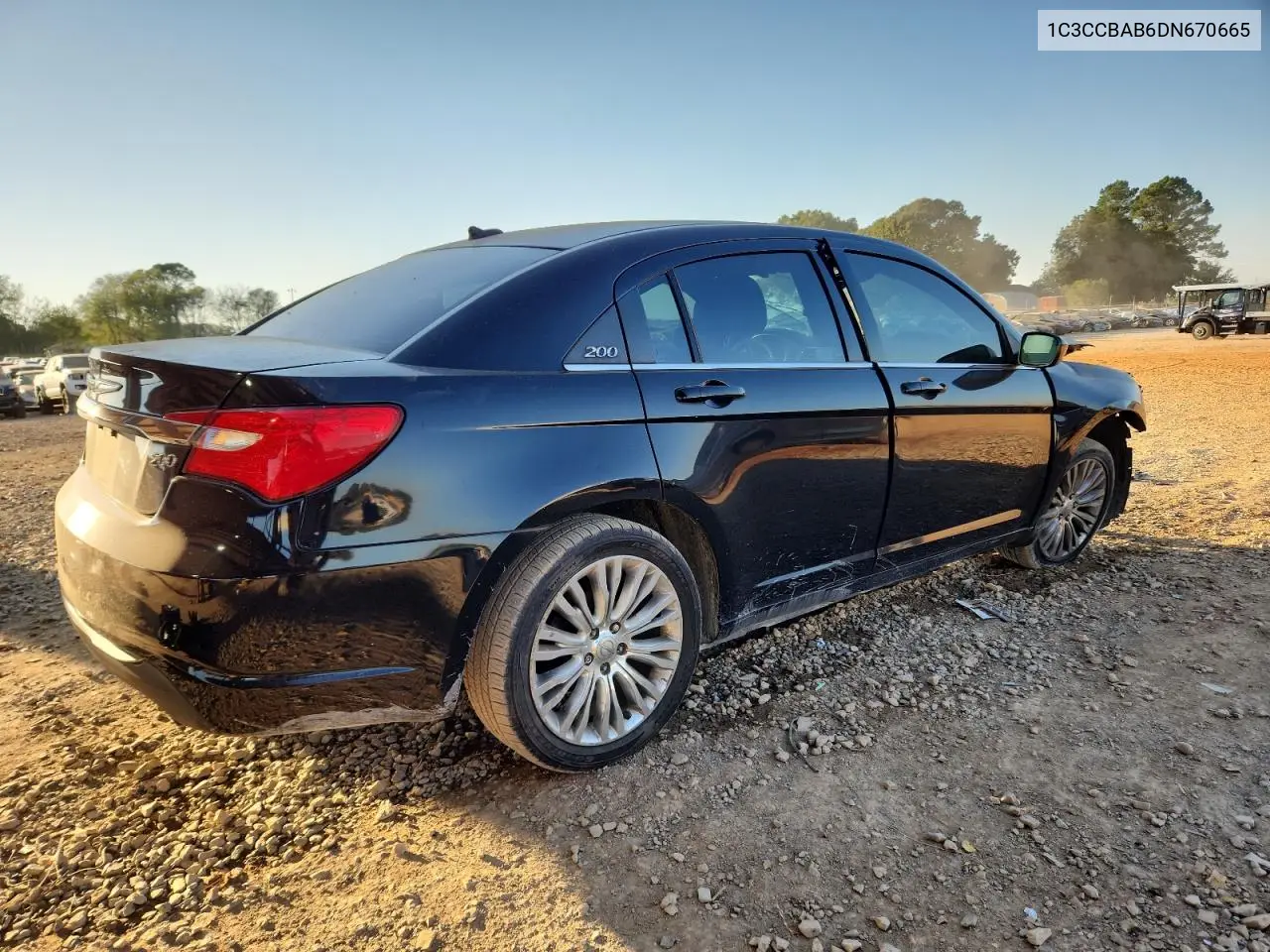 1C3CCBAB6DN670665 2013 Chrysler 200 Lx