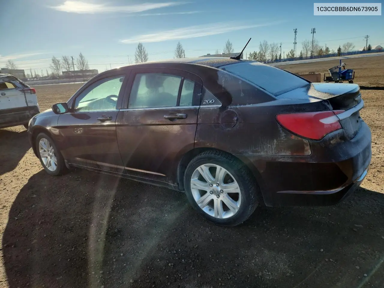 1C3CCBBB6DN673905 2013 Chrysler 200 Touring