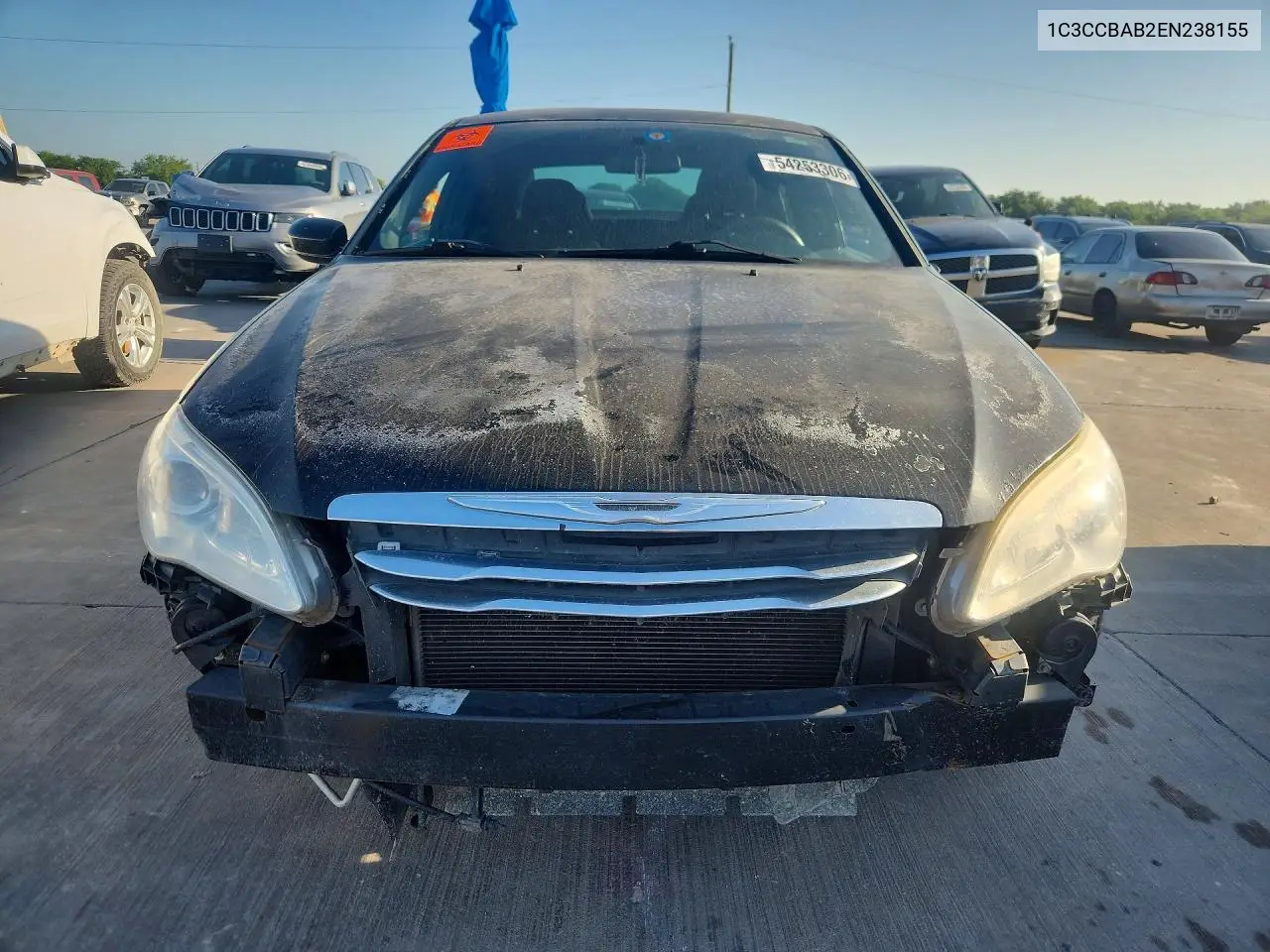 2014 Chrysler 200 Lx VIN: 1C3CCBAB2EN238155 Lot: 54253306