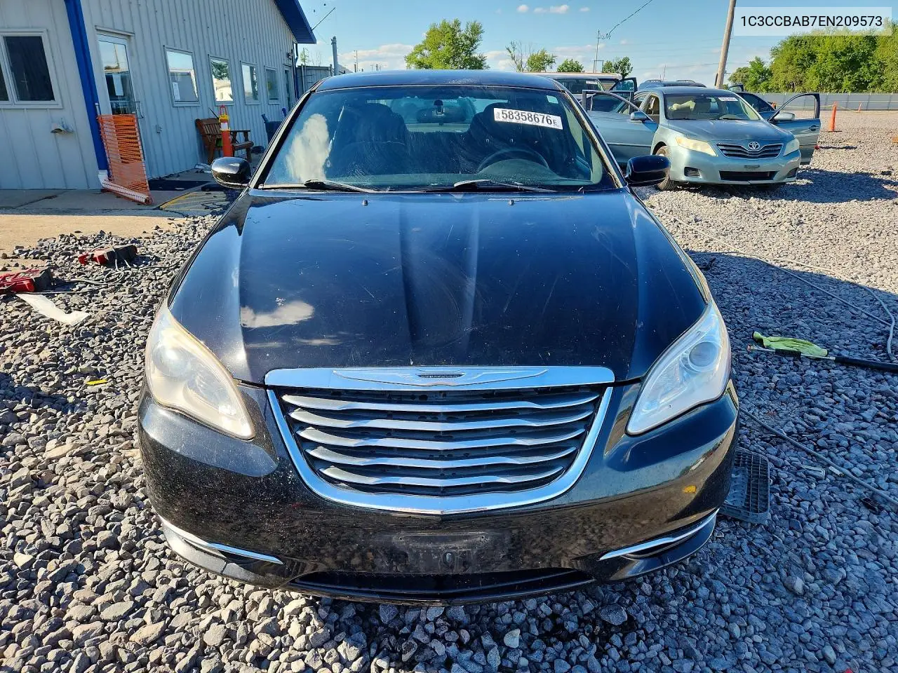 2014 Chrysler 200 Lx VIN: 1C3CCBAB7EN209573 Lot: 58358676